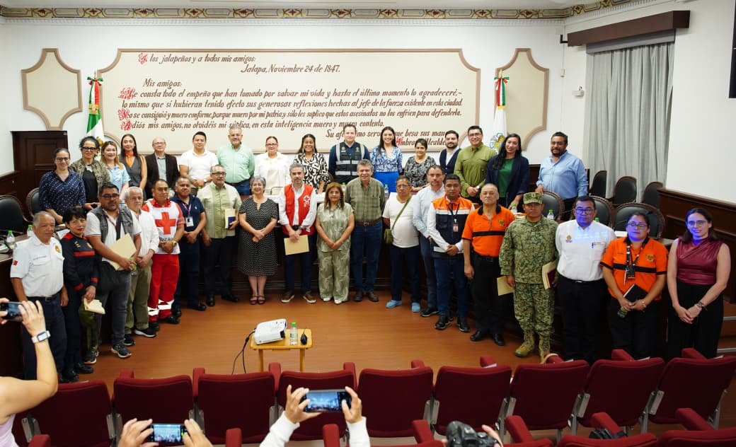En Xalapa, listo el Plan Operativo Municipal de Protección Civil para la Temporada de Lluvias y Ciclones Tropicales