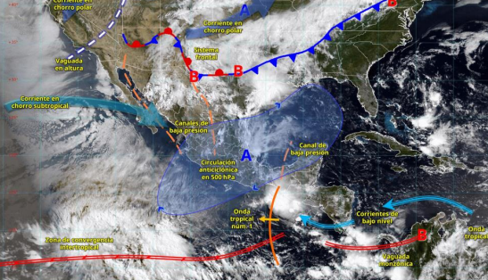 Posibilidad de lluvias este jueves y viernes enVeracruz: Conagua