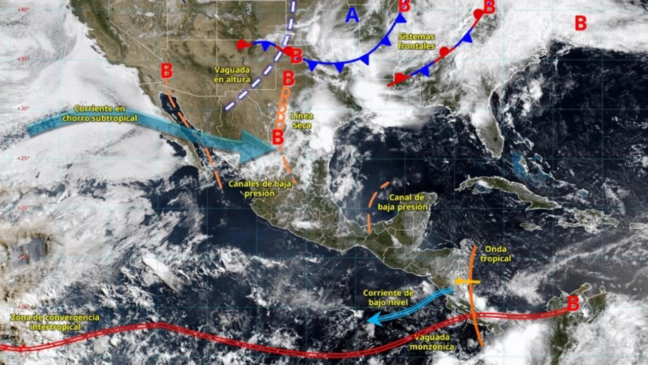 SMN pronostica tormentas eléctricas y granizo para la tarde de este domingo 24 de mayo