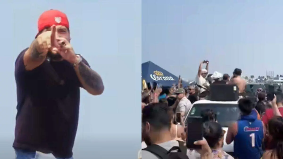 Grupo Frontera sorprende con concierto gratis en playa de Boca del Río antes del “Pirata” Fuente