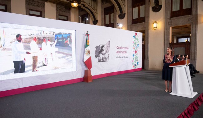 Presidenta inaugura Glorieta de las Mujeres Libres de Baja California Sur; beneficiará a 351 mil habitantes y 2.6 millones de turistas