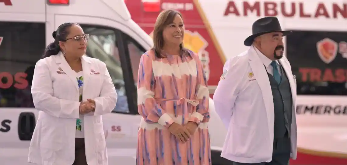 Concluye Gobernadora entrega de ambulancias para fortalecer la red hospitalaria estatal