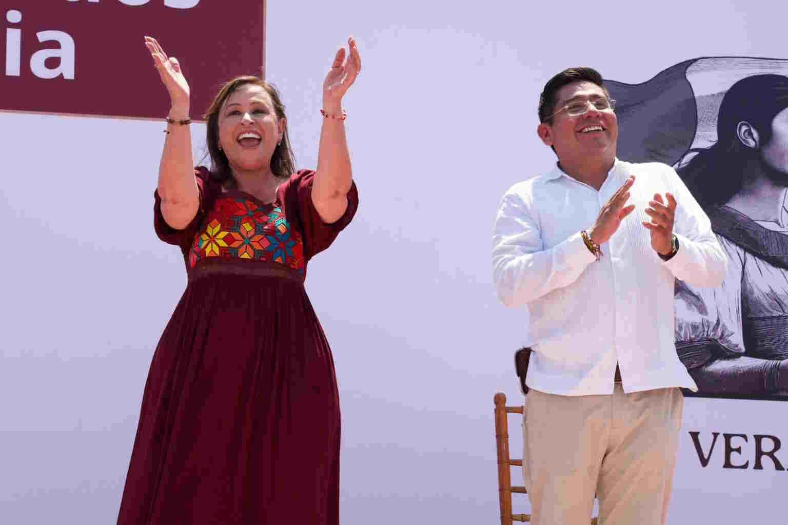 Rocío Nahle refrenda respaldo a Sheimbaum: “México no es botín para tentación de nadie”