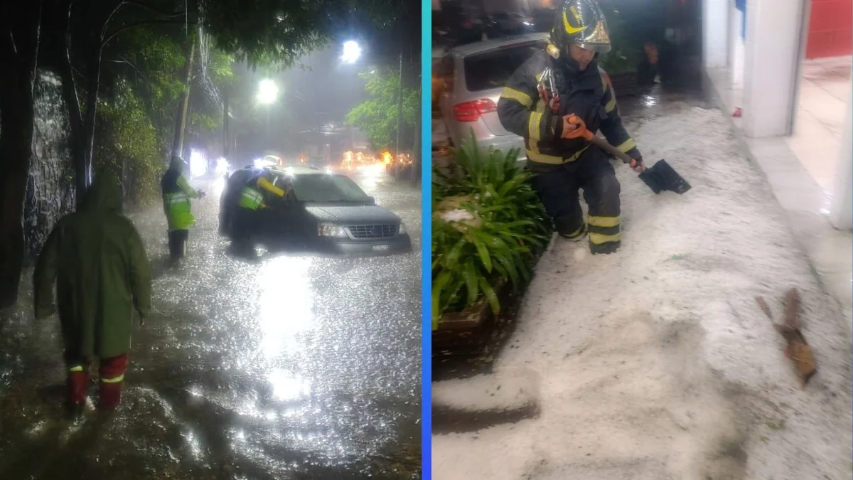 ‘Tláloc’ se ensaña: activan alertas roja y púrpura portormenta al poniente de la CDMX