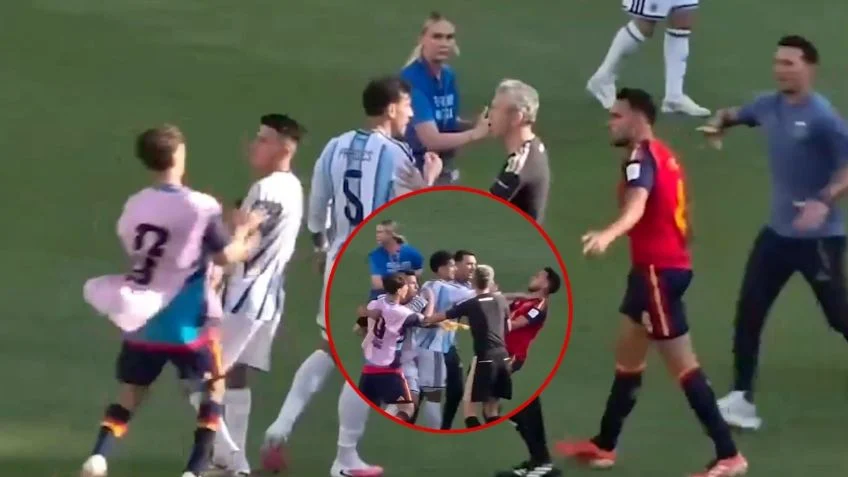 Esta fue la razón por la que Leandro Paredes tomó del cuello al español Éric García en la final del Mundial