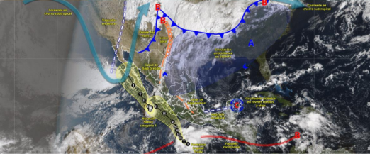 Frente Frío traerá lluvias este fin de semana en Veracruz: Conagua